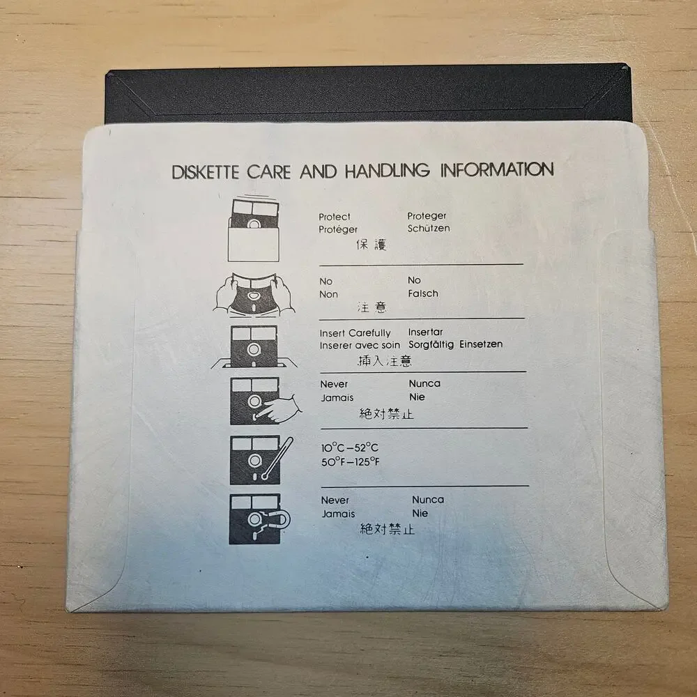 5.25 Floppy Disk Computer Edition of Scrabble Crossword Game IBM PC Tandy 1000